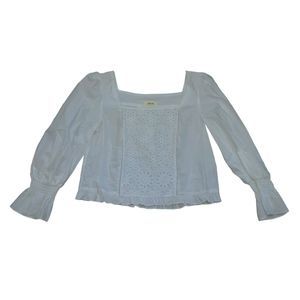 NWT Anthropologie Maeve Sera Eyelet Blouse